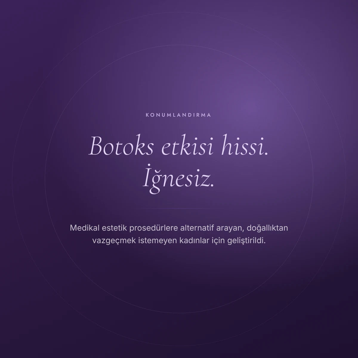 Botoks etkisi hissi, iğnesiz - medikal estetiğe alternatif arayanlar için NuevoSignature Lila Serum